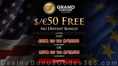 Grand Fortune Casino Bonus Codes April 2024.